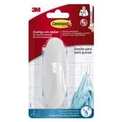 Gancio adesivo plastica 17083B max 2,0 kg (38x105mm) COMMAND Bianco 7100352182