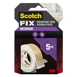 Nastro biadesivo Fix Mirror 4496W (19mm x 1,5m) per uso interno SCOTCH Trasparente 7100263198