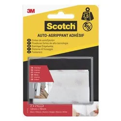 Striscia fissaggio RF7030 (76x19 mm) velcro adesivo 2 pz SCOTCH Bianco 7100260795