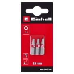 Inserti impronta Torx ( Tx 15 x 25 mm ) 3 pz 49130160