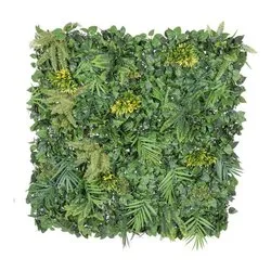 Siepe sintetica pannello mix hawaiian (100x100cm) Verde 0790480