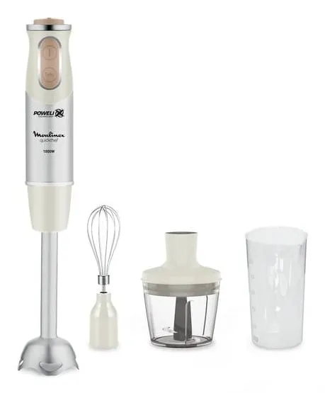 Frullatore a Immersione Moulinex DD655A10 Quickchef 3 in 1 1000W Powelix