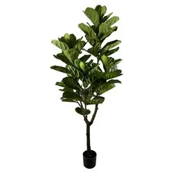 Pianta artificiale Ficus lyrata c-60foglie (180cm) 0173142