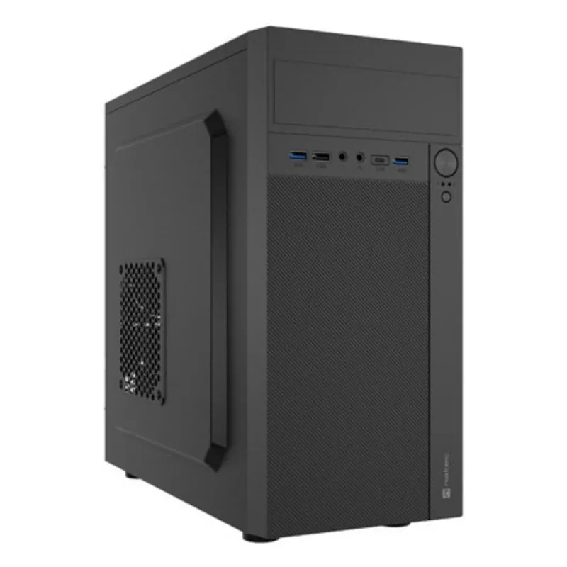 PC NATEC Helix USB C Mini Tower Nero Micro ATX Mini-ITX 14,8 cm