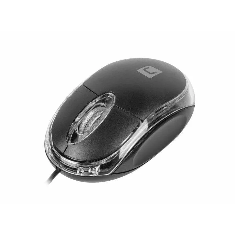 Ratón Natec Vireo 2 USB tipo A 1000 DPI Nero Compatto 3 Pulsanti