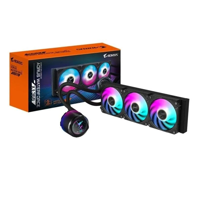 Refrigerazione Liquida Gigabyte Aorus Waterforce X II 360mm 3 Ventole ARGB LCD