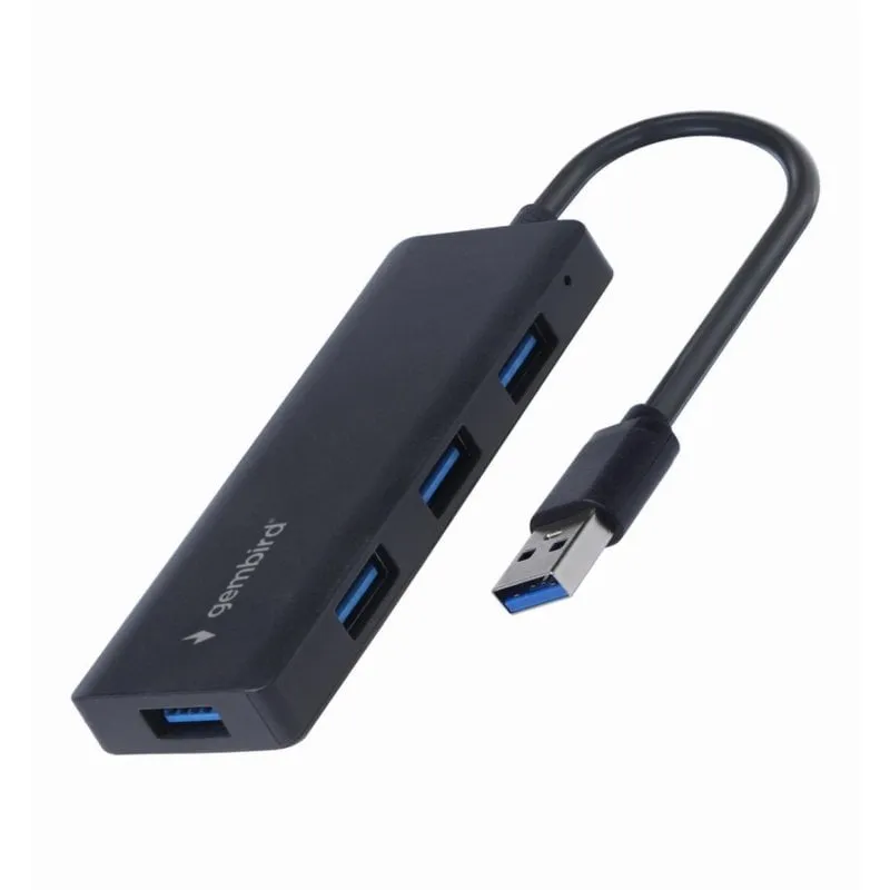 Hub Gembird 4 porte SuperSpeed USB 3.0 5 Gbit/s UHB-U3P4-03 Nero