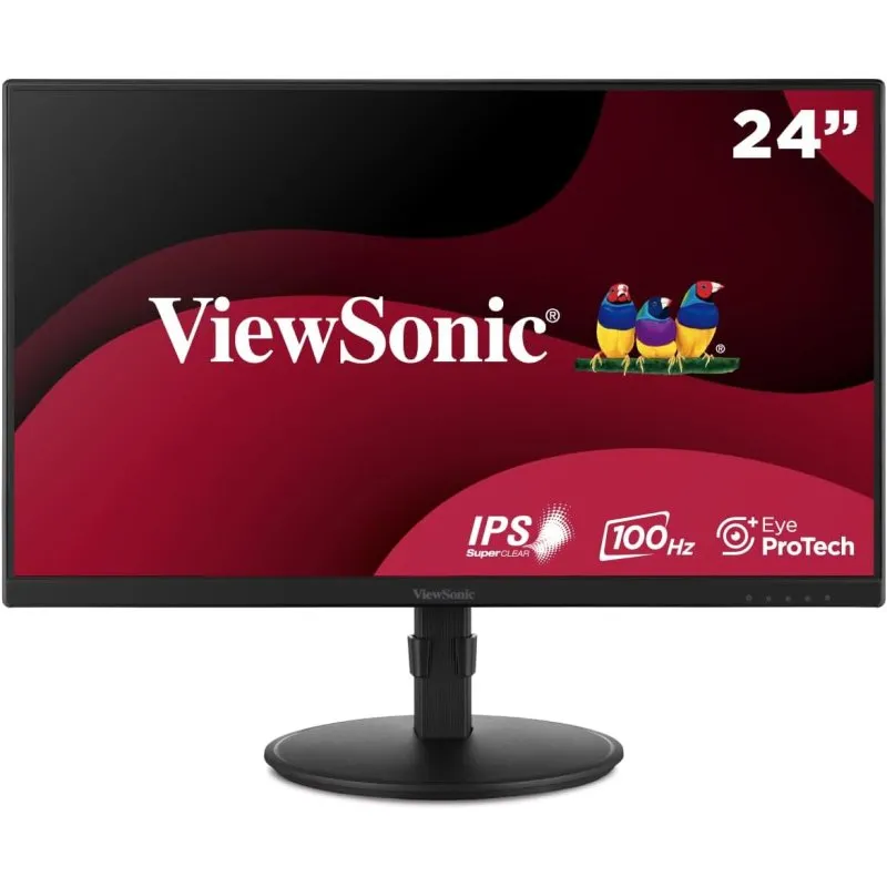 Monitor Viewsonic VA VA2408-HDJ 24" FullHD LED 5ms 16:9 Nero
