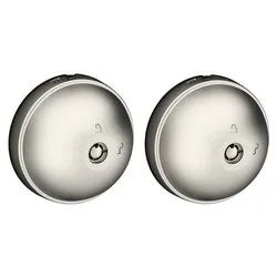 Serratura di sicurezza Ufo2 protezione furgoni chiave KA 2 pz Nickel satinato 8092332415
