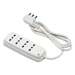 Multipresa tavolo 4P 10/16A Bianco 47400