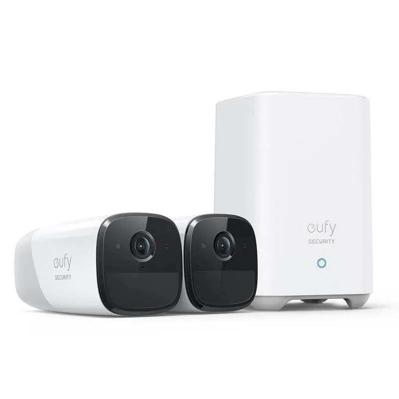 Videocamere di sorveglianza Eufy eufyCam 2 Pro 2K Visione Notturna Interno ed Esterno Controllo Vocale