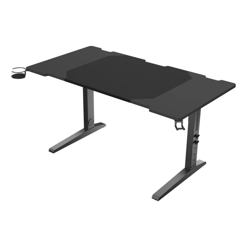 Scrivania GENESIS Holm Modular 140cm MDF e Acciaio LED Regolabile