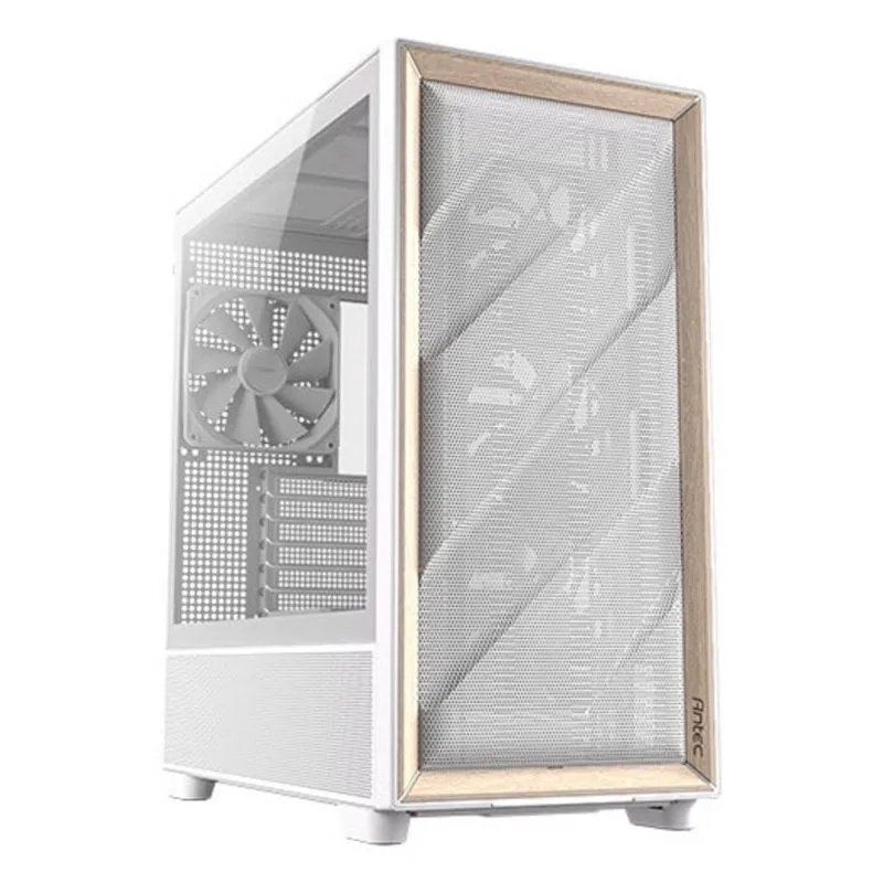 Case PC Antec FLUX Midi Tower Bianco con Ventole 3x120mm e Vetri TemperatoCase PC Antec FLUX Midi Tower Bianco con Ventole 3x120mm e Vetri Temperato