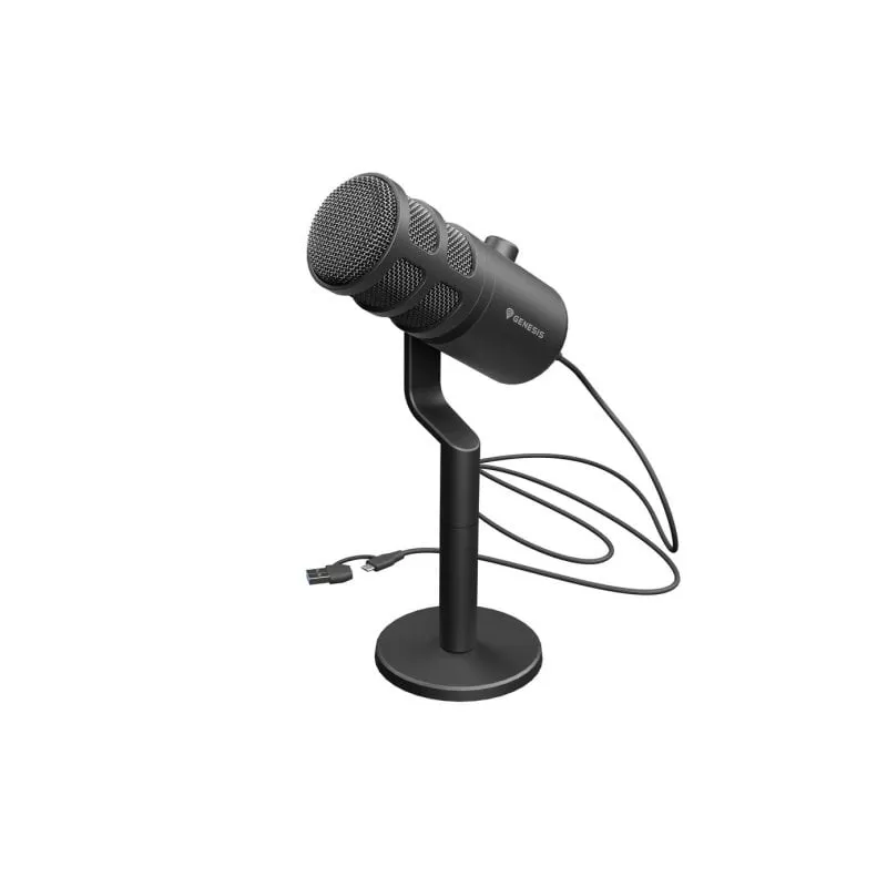 Microfono Genesis Radium 350D USB cardioide con filtro antipop e controllo volume