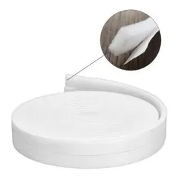 Paraspifferi adesivo sezione ad I porte, finestre (8mm x 8mm x 8m) STIK Bianco 110014