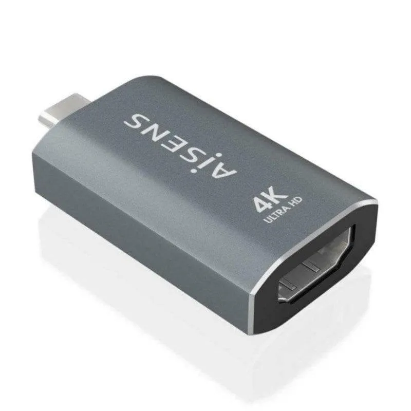 AISENS A109-0862 Adattatore USB-C a HDMI 4K@60Hz Alluminio Grigio