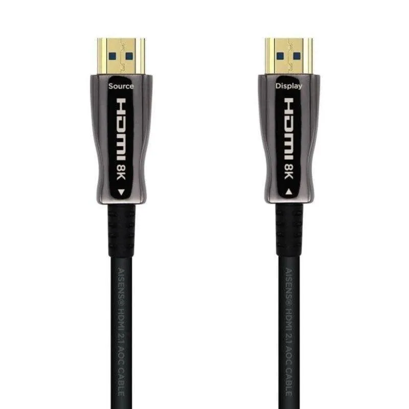 Cavo HDMI Aisens A153-0524 8K 60Hz 4K 120Hz 100m Fibra Ottica