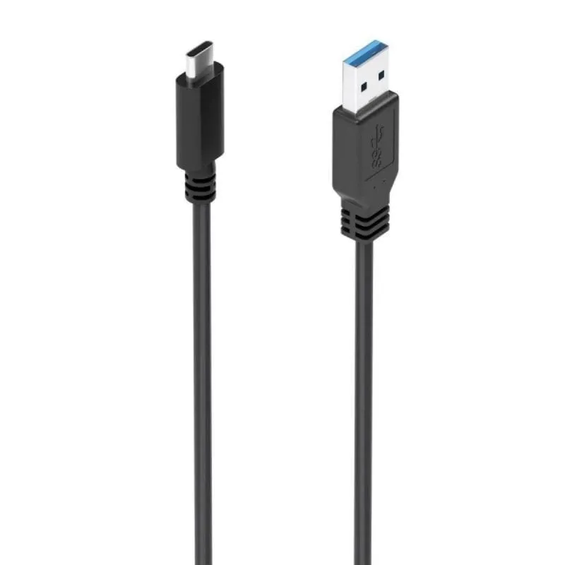Cavo USB AISENS A107-0860 USB 3.1 Gen2 10Gbps 3A USB-C/M-A/M 2 m Nero