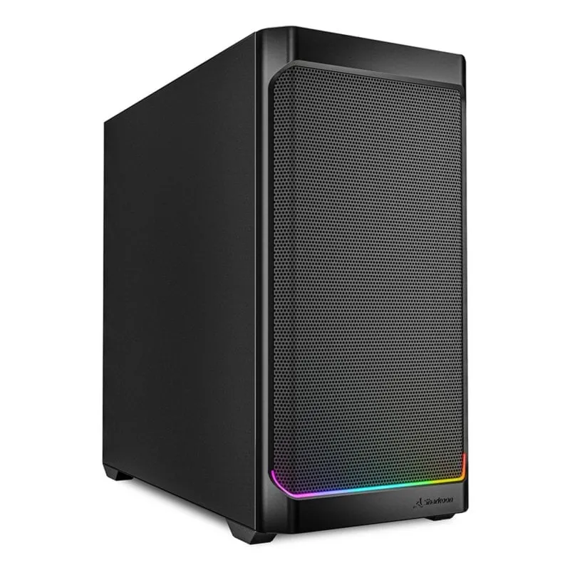Case Sharkoon MK4 RGB Strip Micro Torre Nero Micro ATX Mini-ITX RGB Case Sharkoon MK4 RGB Strip Micro Torre Nero Micro ATX Mini-ITX RGB