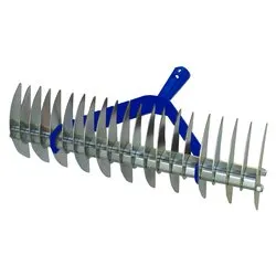 Rastrello aeratore doppio 32 dt senza manico (37x13cm) Zincato 915 4A2S0000
