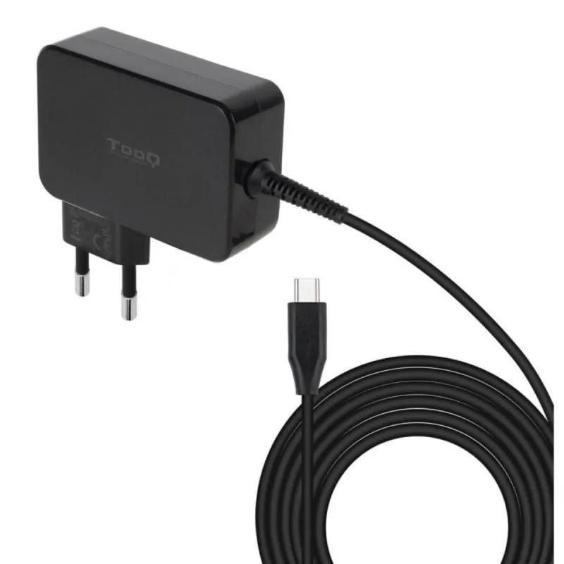 Caricatore Portatile TooQ TQLC-USBCGAN100PD GaN 100W USB-C PD Nero