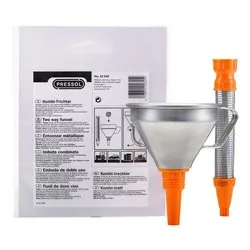 Imbuto cambio olio auto (16cm) con prolunga flessibile COMBI Zincato 02645