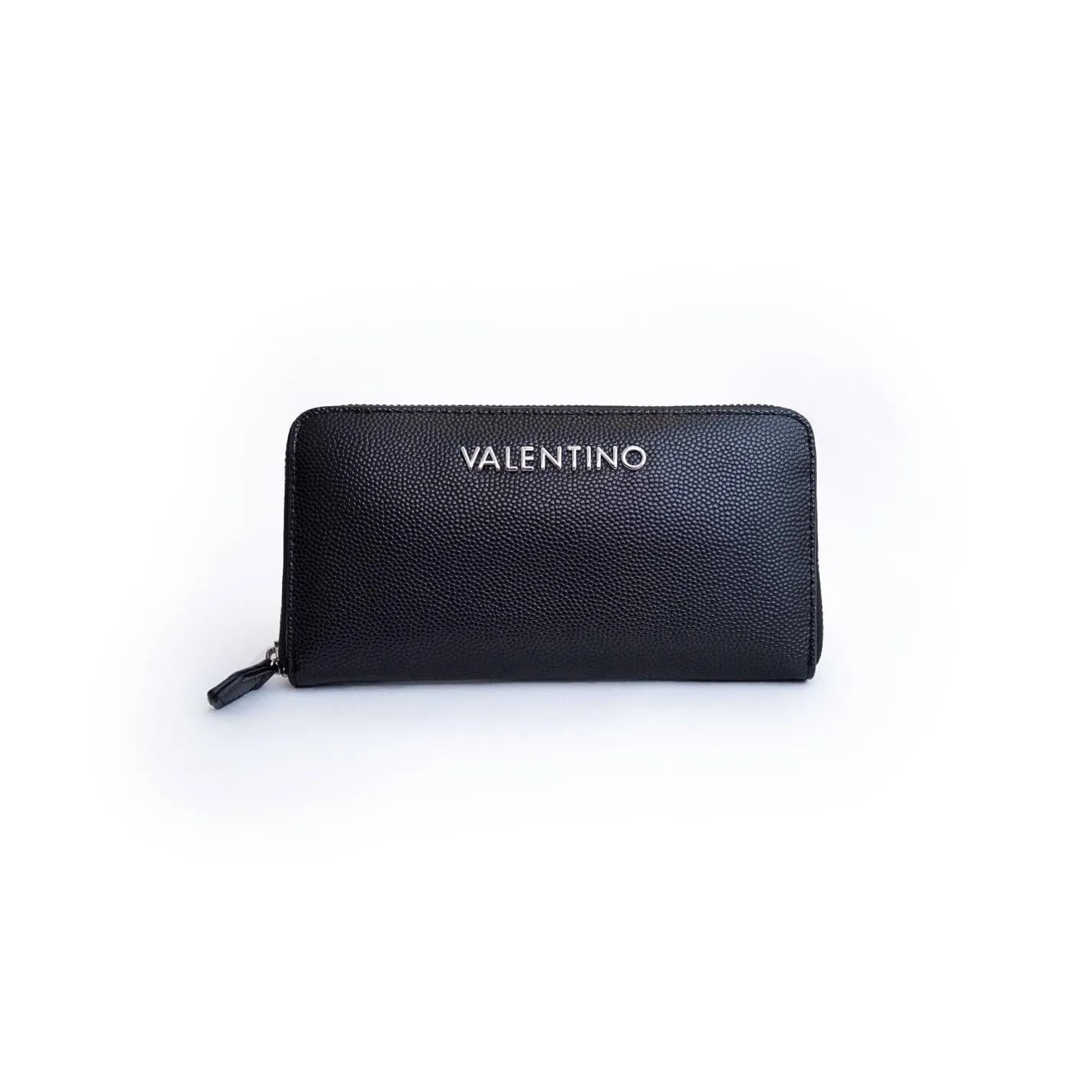 Valentino by Mario Divina - Pelle sintetica Portafogli Donna, Nero, 2.5x10.5x14.5 cm (B x H T)