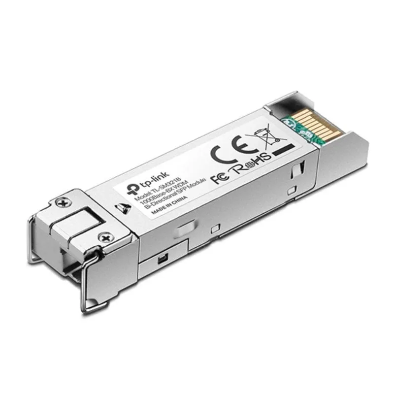 Modulo SFP TP-LINK TL-SM321B Fibra Ottica 1250 Mbit/s 10000 m 1550 nm Modulo SFP TP-LINK TL-SM321B Fibra Ottica 1250 Mbit/s 10000 m 1550 nm