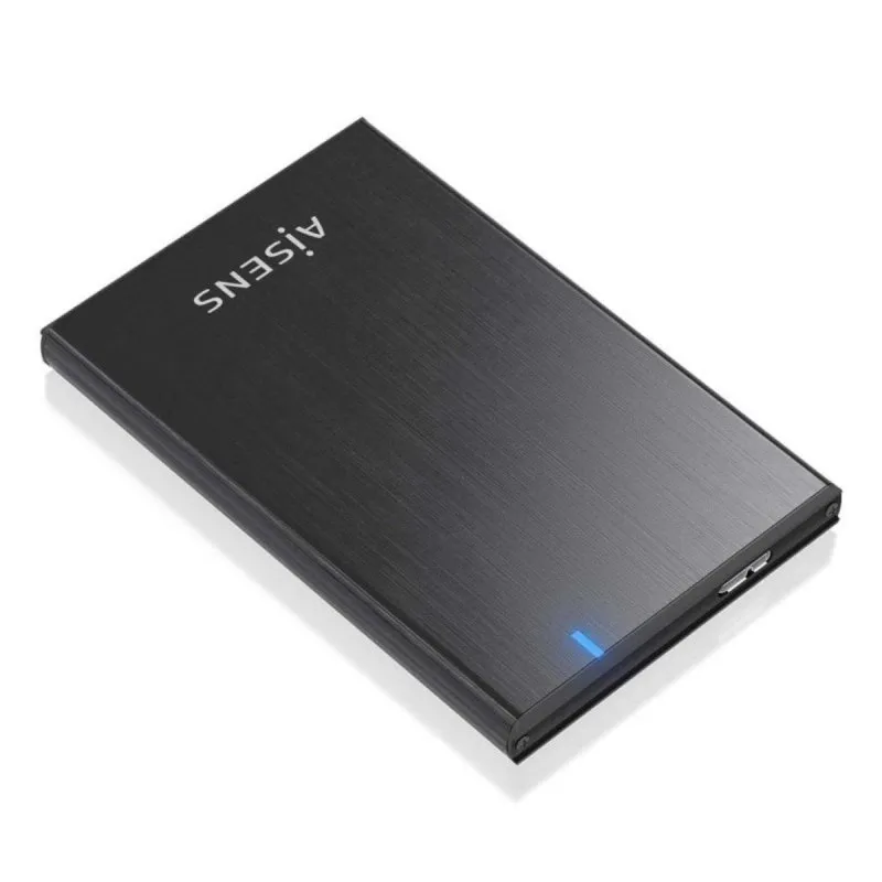 Custodia Esterna Aisens ASE-2528B USB 3.0/3.1 Gen1 2.5" SATA Alluminio Nero UASP Custodia Esterna Aisens ASE-2528B USB 3.0/3.1 Gen1 2.5" SATA Alluminio Nero UASP