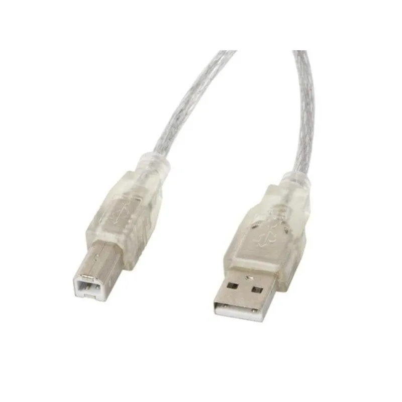 Cavo USB Lanberg CA-USBA-12CC-0030-TR 3m USB A-USB B Oro Trasparente