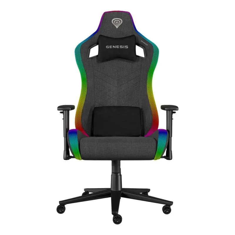Sedia Gaming Genesis Trit 660 RGB Ergonomica Resistente con Luci RGB Sedia Gaming Genesis Trit 660 RGB Ergonomica Resistente con Luci RGB