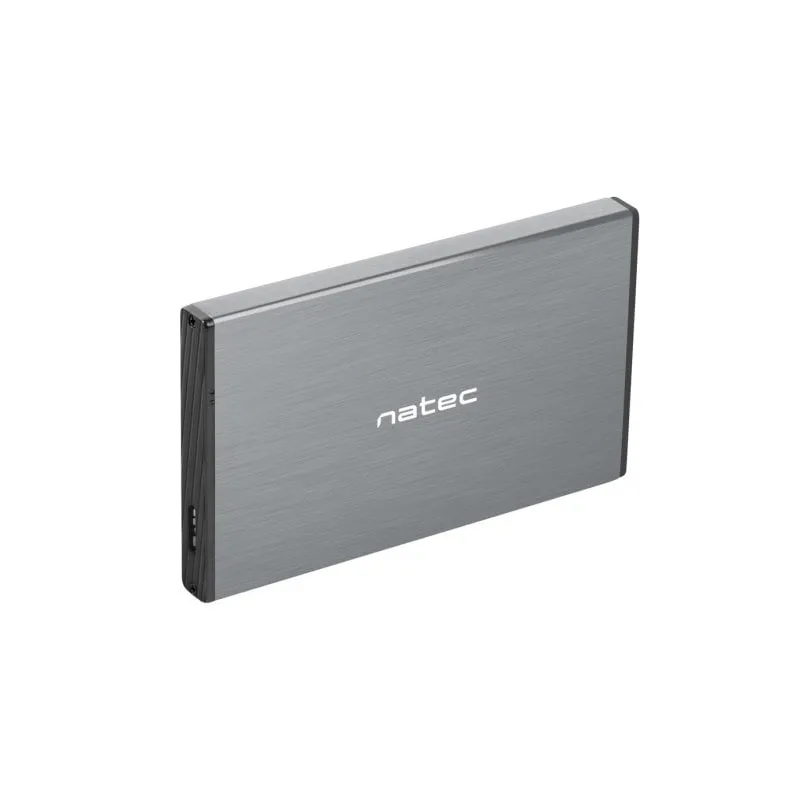 Carcasa disco rigido 2.5" Serial ATA III MicroUSB Grigio NATEC Rhino GO 2TB 6 Gbit/s