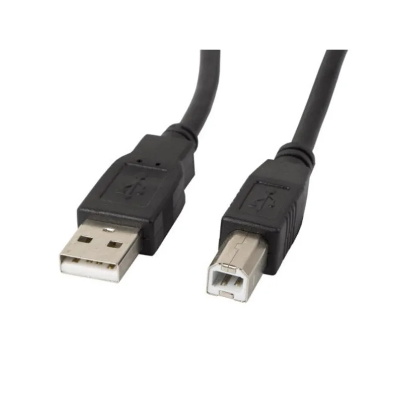 Cavo Lanberg CA-USBA-11CC-0010-BK 1m USB A USB B USB 2.0 Nero