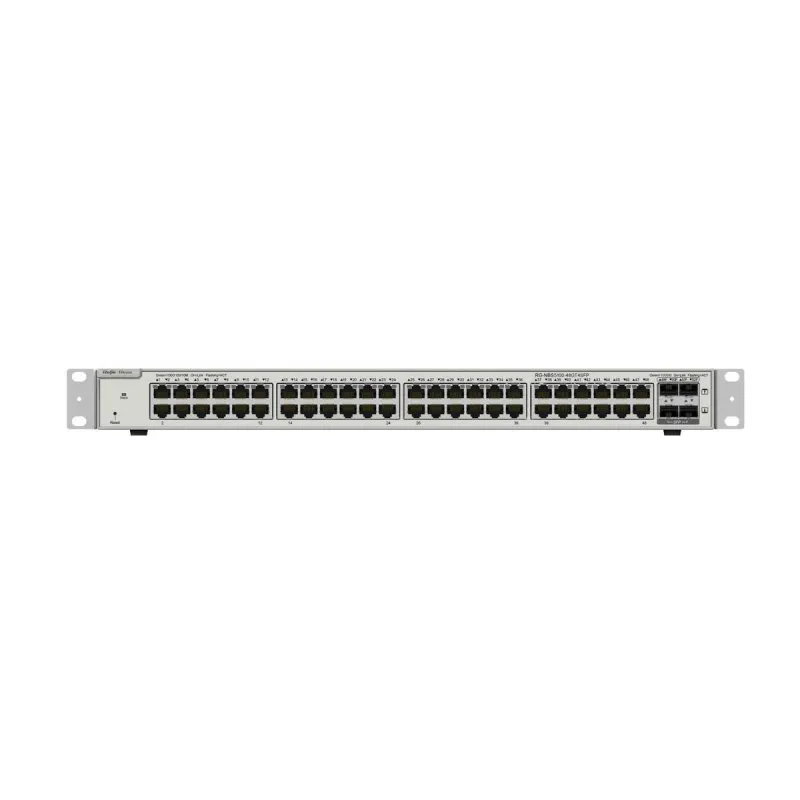Switch Gestito Ruijie Networks RG-NBS5100-48GT4SFP L3 Gigabit Ethernet 24 Porte RJ-45 4 SFP Rack Switch Gestito Ruijie Networks RG-NBS5100-48GT4SFP L3 Gigabit Ethernet 24 Porte RJ-45 4 SFP Rack