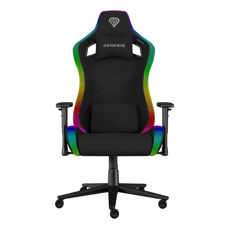 Sedia Gaming Genesis Trit 660 RGB Ergonomica 150 kg Retroilluminazione RGB Regolabile