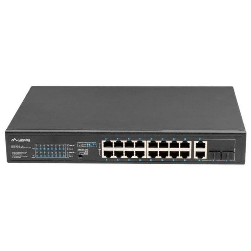 Switch Lanberg RSFE-16P-2C-150 18 porte PoE+ 1U
