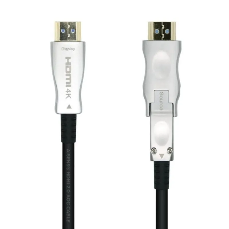 Cavo HDMI Aisens A148-0510 Premium V2.0 AOC 15m 4K@60Hz 18Gbps Nero
