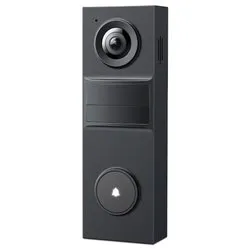 Campanello 2K Battery Video Doorbell Mini Black TD20
