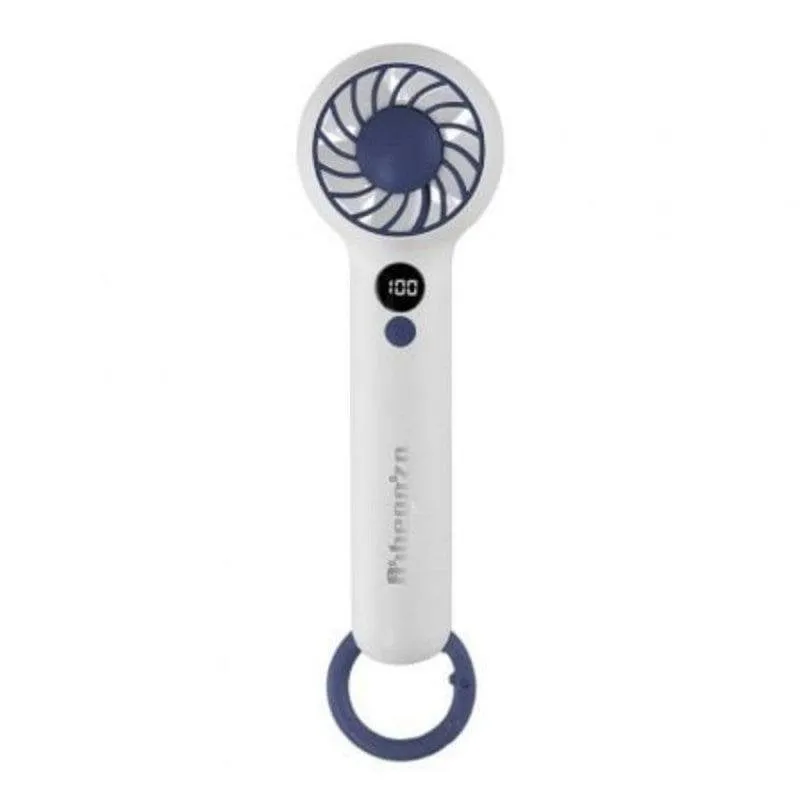 Mini Ventilatore Portatile Orbegozo HF 2200 3 Velocità 1200mAh USB-C Display Digitale
