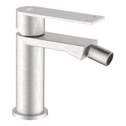Miscelatore bidet SOLAR Spazzolato argento SCARUB1501AC