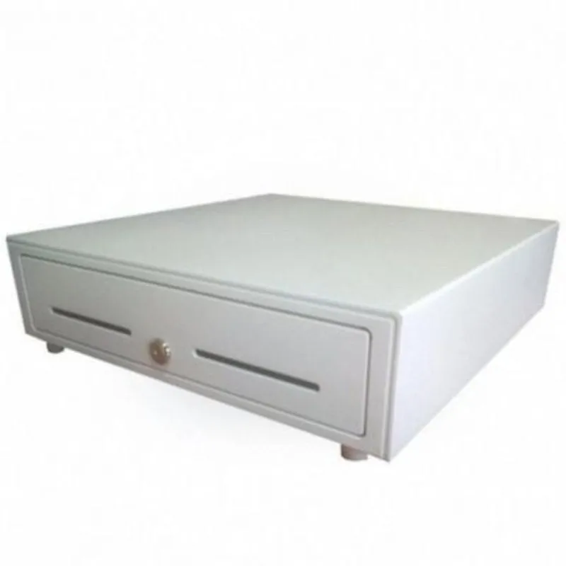 Cassetto Portamonete Premier 410 HQ-W Automatico Bianco 41x41 cm 4 Scomparti 8 Vassoi