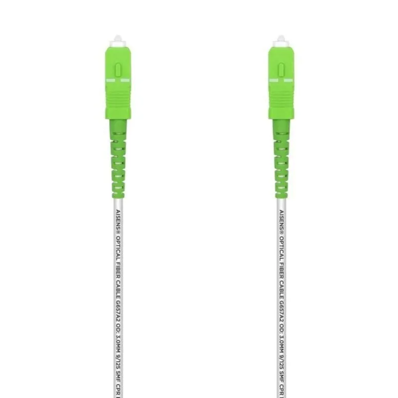 Cavo Fibra Ottica Monomodale AISENS A152-0500 LSZH 20m SC/APC-SC/APC 9/125µm