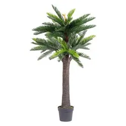 Pianta artificiale Palma cycas con 67 foglie (190cm) 0173154