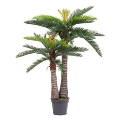Pianta artificiale Palma cycas con 36 foglie (150cm) 0173153