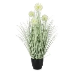 Pianta artificiale Cebolla bianco con (75cm) 0172878