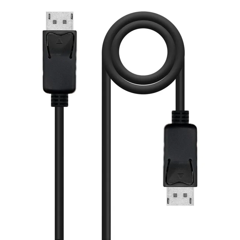 Cavo DisplayPort Nanocable DP/M - DP/M 1,5m 4K 21,6 Gbps Nero Cavo DisplayPort Nanocable DP/M - DP/M 1,5m 4K 21,6 Gbps Nero