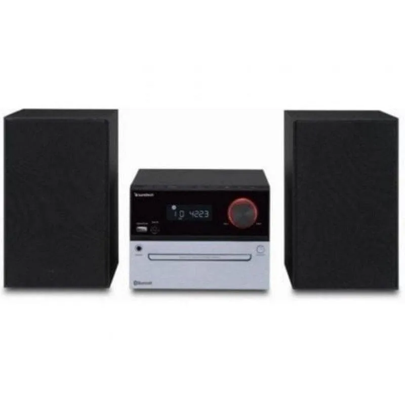 Microcatena Sunstech MIC200BTBK 30W RMS Bluetooth V5.3 CD USB X-BASS Equalizzatore LCD