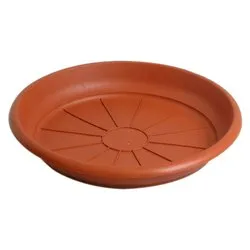 Sottovaso (20 cm) plastica MEDITERRANEO Terracotta 83200
