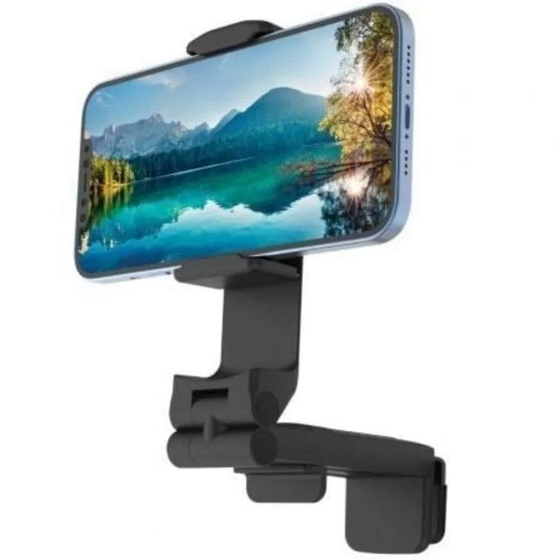 Muvit MCCHL0009 Supporto Smartphone Clip Universale 4,7 a 6,9" Rotazione 360° Compatto