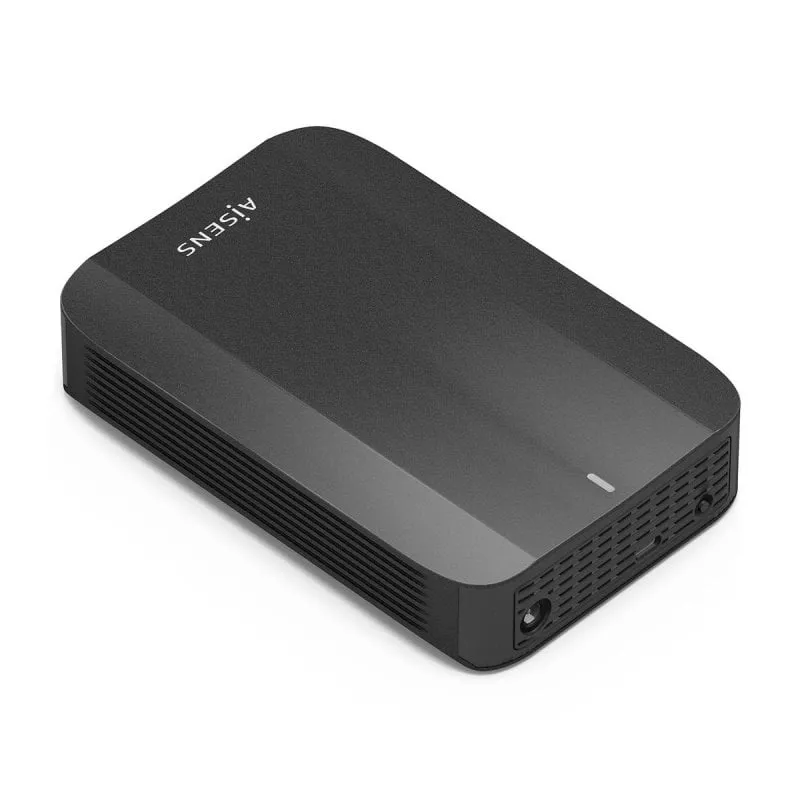 Caja Externa 3.5" SATA a USB-C AISENS ASE-3535B Aluminio Negro USB 3.1 Gen1
